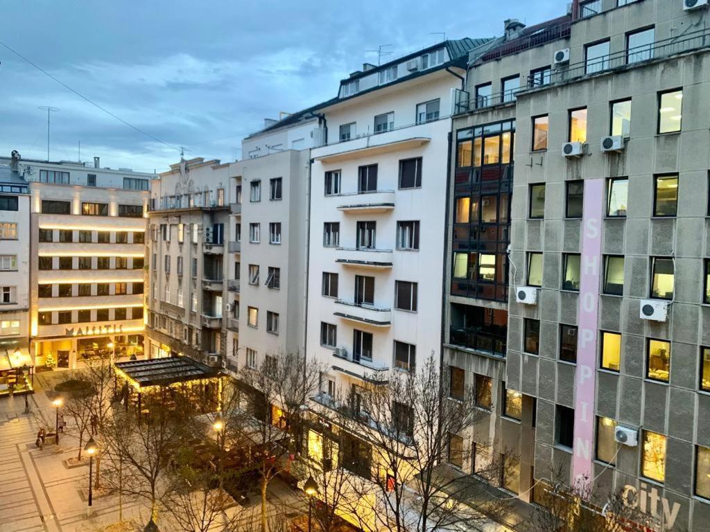 City Center Crown Apartment Belgrado Buitenkant foto