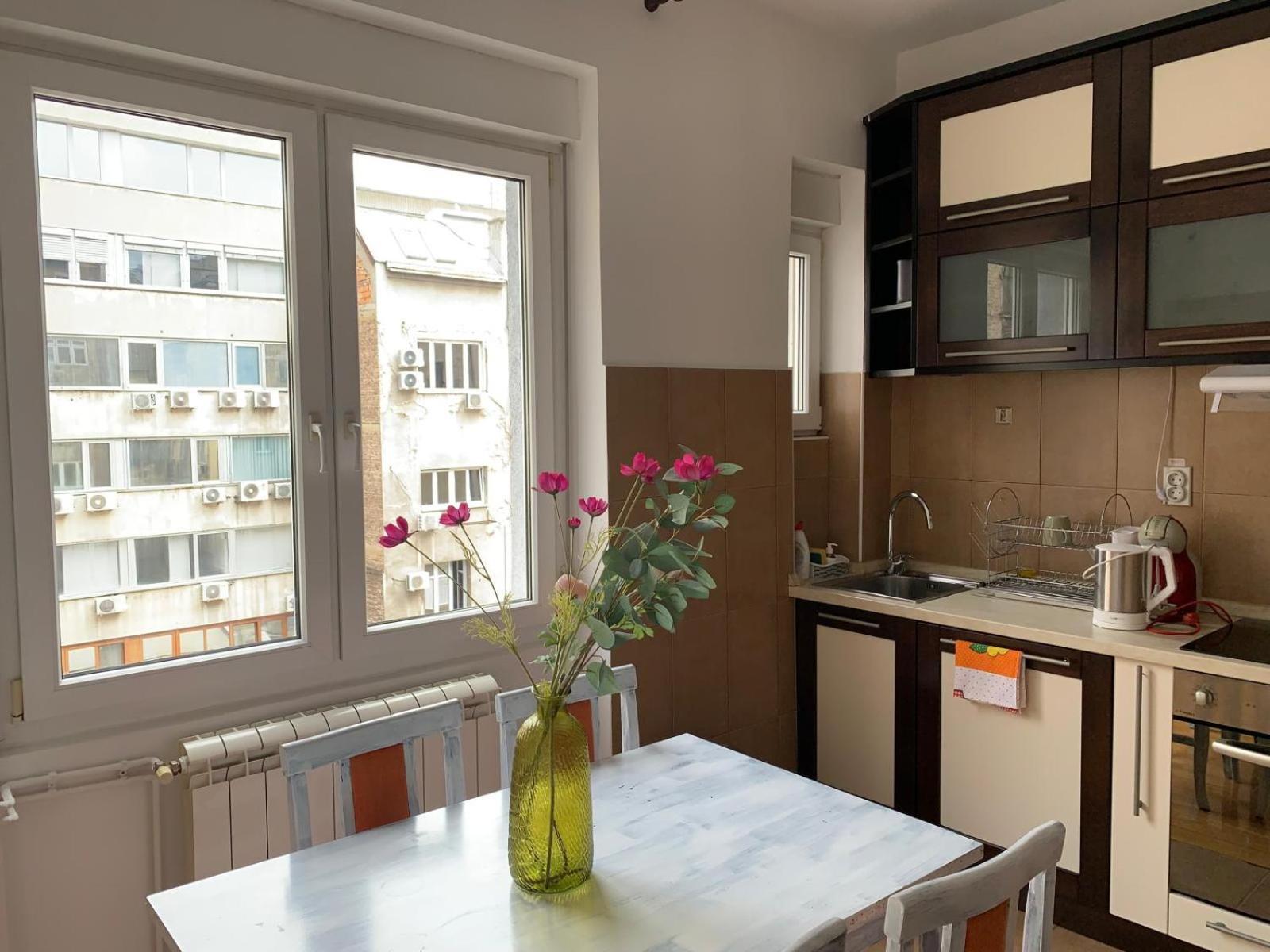 City Center Crown Apartment Belgrado Buitenkant foto
